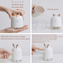 Load image into Gallery viewer, High Quality 220ML Ultrasonic Air Humidifier. Car or at Home.